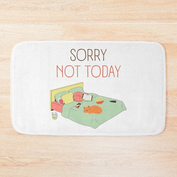 Item preview, Sorry Not Today Bed Cat Book and Snacks designed and sold by trendingatees.