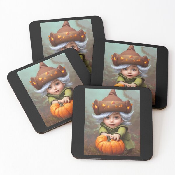Item preview, Little Girl In Cap With Pumpkin designed and sold by MotionWaves.