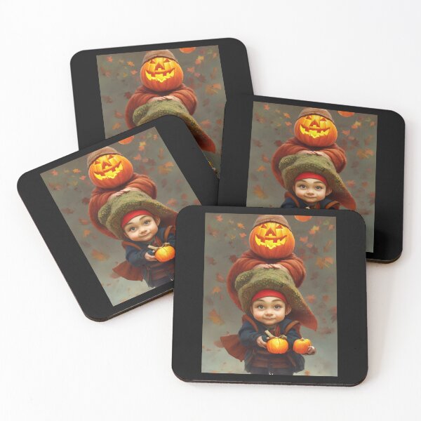 Item preview, Little Girl In Cap With Pumpkin designed and sold by MotionWaves.