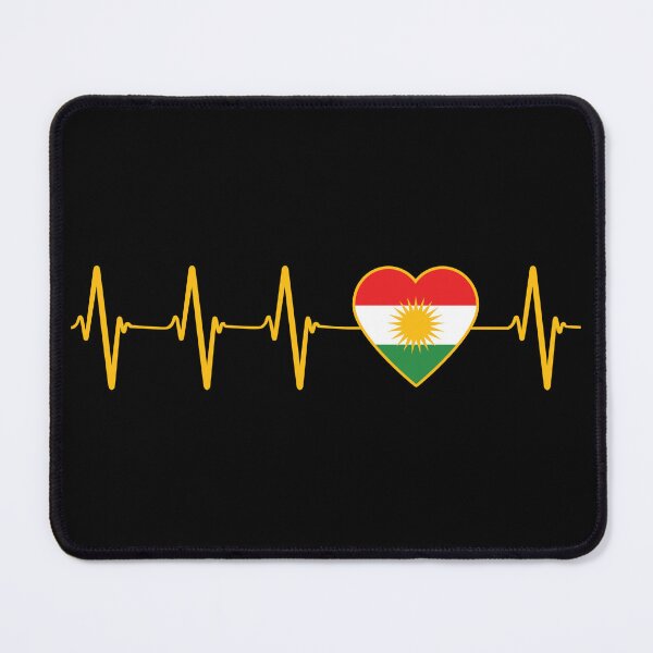 Item preview, Kurdish Heartbeat I Love Kurdistan Heartbeat Flag designed and sold by Eyes4.
