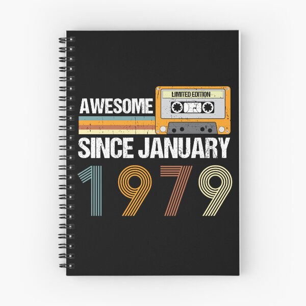 Item preview, Awesome Since January 1979 | 44th Birthday Gifts | 44 Years Old Gifts designed and sold by AMINE  ★★★★★.