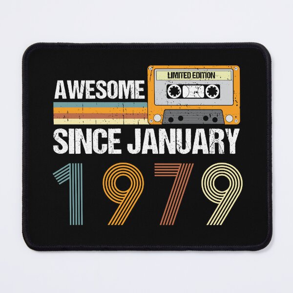 Item preview, Awesome Since January 1979 | 44th Birthday Gifts | 44 Years Old Gifts designed and sold by AMINE  ★★★★★.