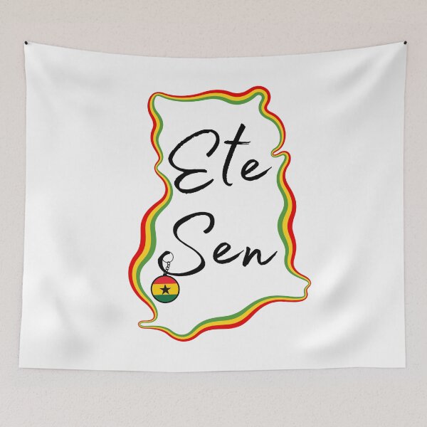Item preview, Ete Sen [Hello, how are you?] designed and sold by AfriStyleUK.