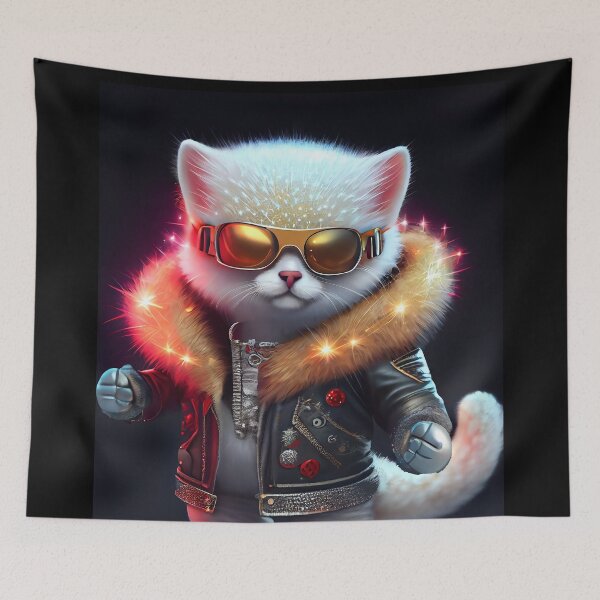 Item preview, Cute Space Cat - Anime Art design designed and sold by AlNoah.