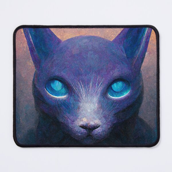 Item preview, Purple Cat Caricature Zoomed designed and sold by Galviato.