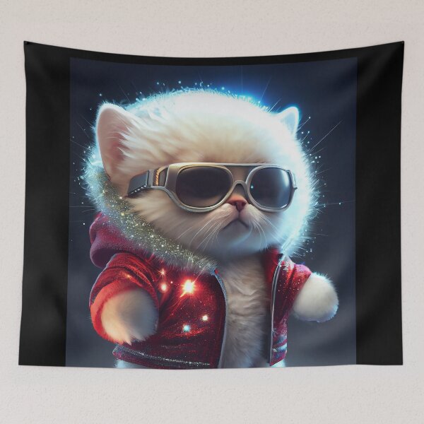 Item preview, Cute Space Cat - Anime Art design designed and sold by AlNoah.