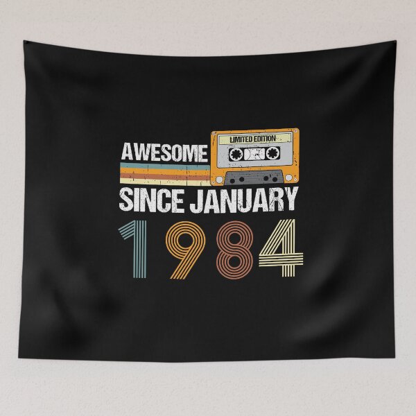 Item preview, Awesome Since January 1984 | 40th Birthday Gifts | 40 Years Old Gifts designed and sold by AMINE  ★★★★★.