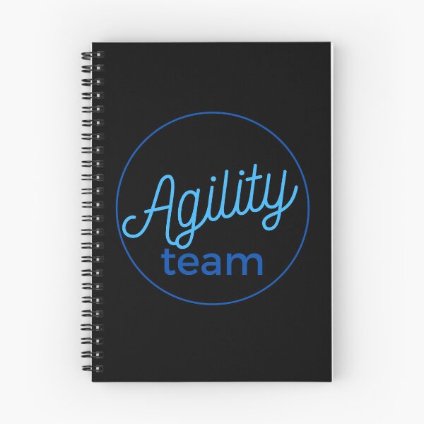 Item preview, Agility team in blue in a ring designed and sold by PausePapote.