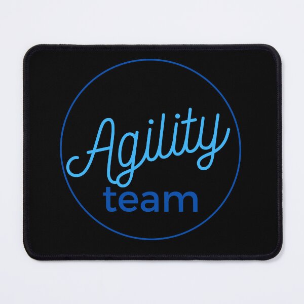 Item preview, Agility team in blue in a ring designed and sold by PausePapote.
