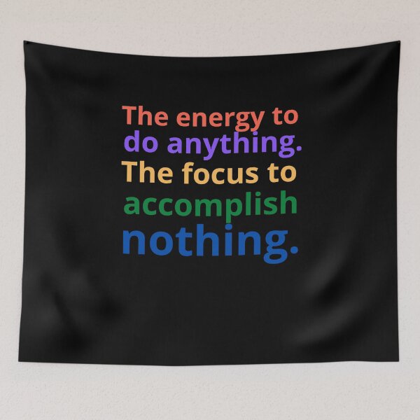Item preview, ADHD Joke designed and sold by BuraxisQuotes.