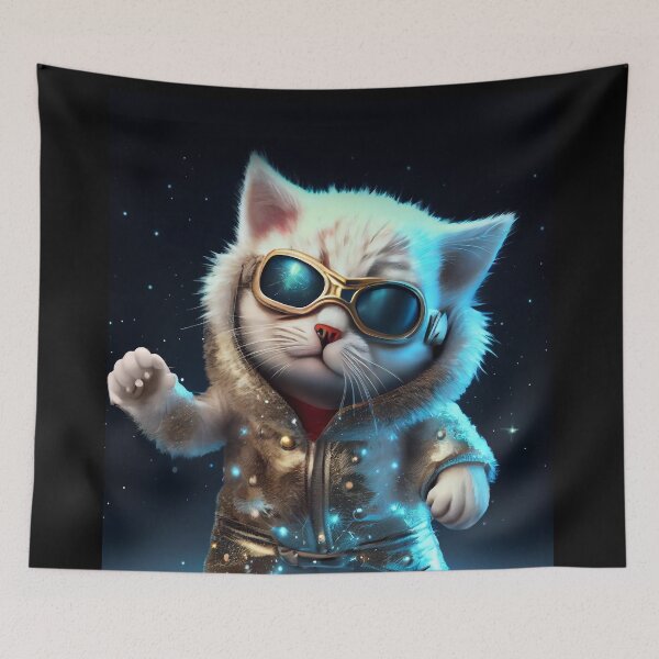 Item preview, Cute Space Cat - Anime Art design designed and sold by AlNoah.