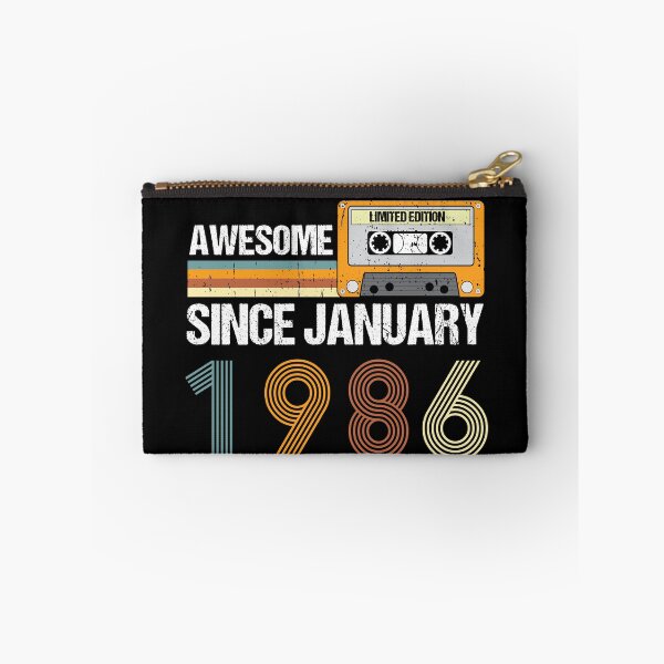 Item preview, Awesome Since January 1986 | 37th Birthday Gifts | 37 Years Old Gifts designed and sold by AMINE  ★★★★★.