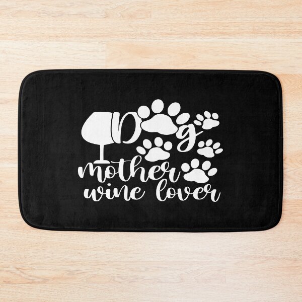 Item preview, Dog mother wine lover designed and sold by phassystore.