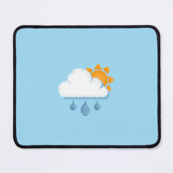 Item preview, Retro Sunny Rain cloud Pixel Design designed and sold by 8BitTrip.
