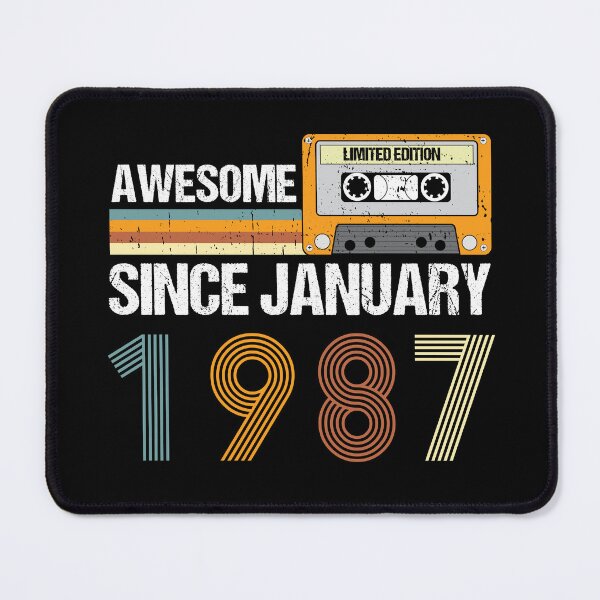 Item preview, Awesome Since January 1987 | 36th Birthday Gifts | 36 Years Old Gifts designed and sold by AMINE  ★★★★★.