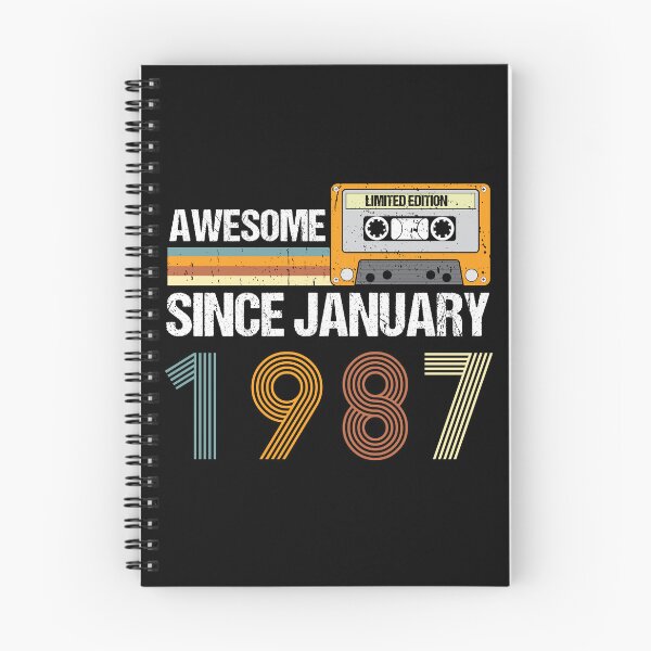 Item preview, Awesome Since January 1987 | 36th Birthday Gifts | 36 Years Old Gifts designed and sold by AMINE  ★★★★★.