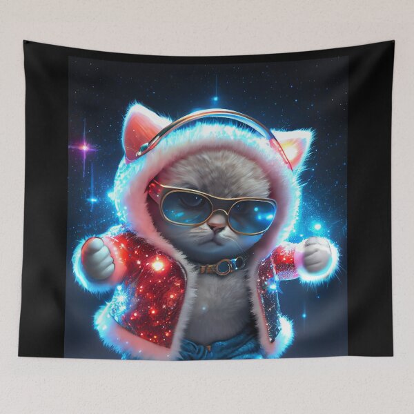 Item preview, Cute Space Cat - Anime Art design designed and sold by AlNoah.
