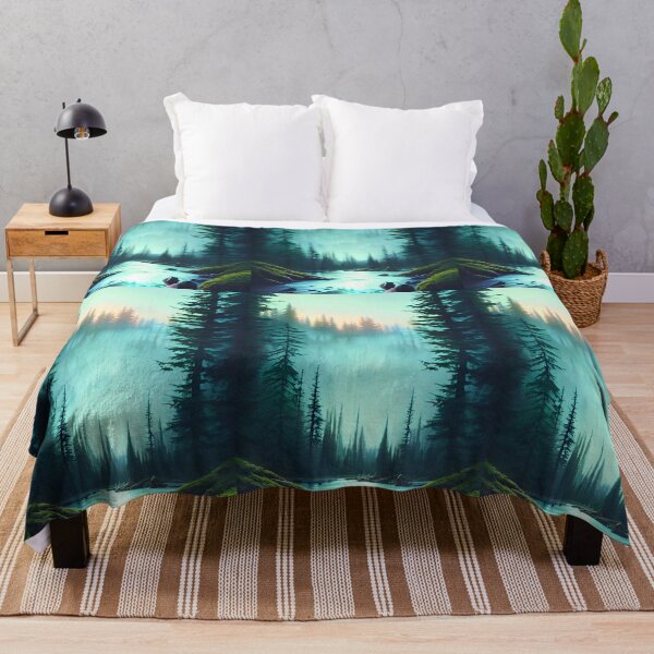 Item preview, Crystal Clear Water Nature Forest Landscape designed and sold by Trendy-Now.