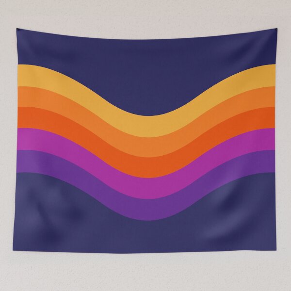 Item preview, Simple retro style waves design designed and sold by BattaAnastasia.