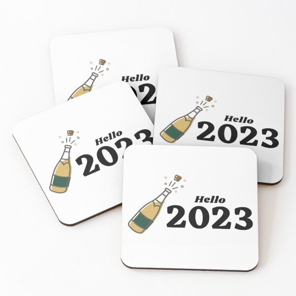 Item preview, HELLO 2023 - HAPPY NEW YEAR - WELCOME 2023  designed and sold by WBP Mart.