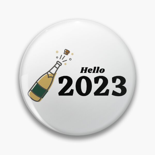 Item preview, HELLO 2023 - HAPPY NEW YEAR - WELCOME 2023  designed and sold by WBP Mart.