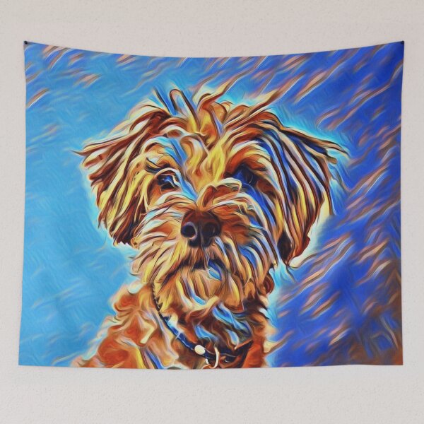 Item preview, Scottish Terrier In Abstract Colours designed and sold by McThingummy.