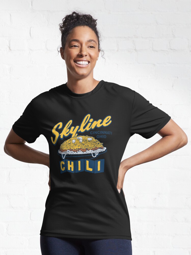 Youth Skyline Chili Youth T-Shirt from Homage. | Charcoal | Vintage Apparel from Homage.