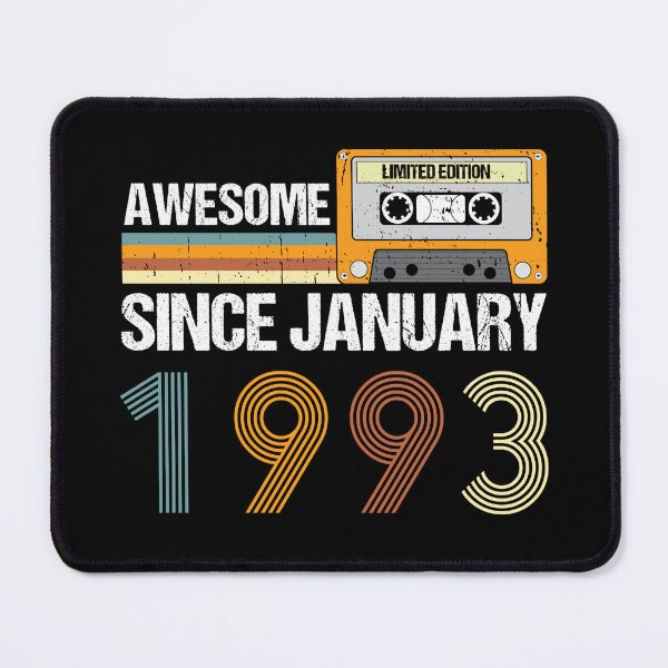 Item preview, Awesome Since January 1993 | 30th Birthday Gifts | 30 Years Old Gifts designed and sold by AMINE ★★★★★.