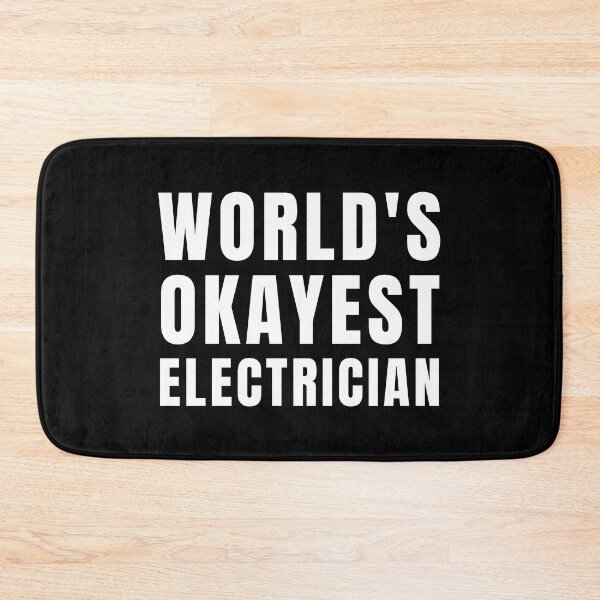 Item preview, World's Okayest Electrician designed and sold by texteestore.