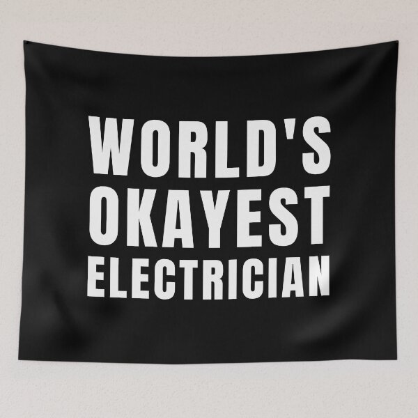 Item preview, World's Okayest Electrician designed and sold by texteestore.