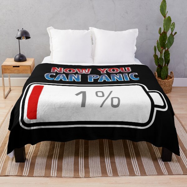 Item preview, Now You Can Panic with Battery at 1% designed and sold by Moodific.