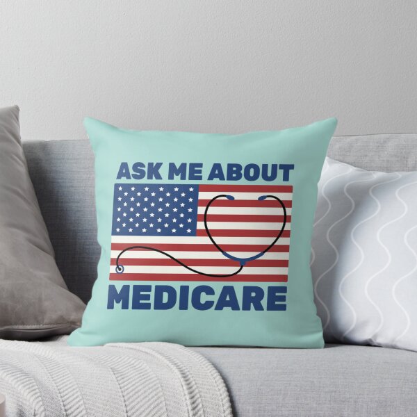 Item preview, Ask Me About Medicare Health Insurance Sales Agent usa Flag              designed and sold by Suberdesigns.