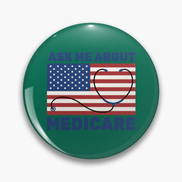Item preview, Ask Me About Medicare Health Insurance Sales Agent usa Flag              designed and sold by Suberdesigns.