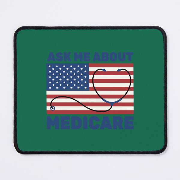 Item preview, Ask Me About Medicare Health Insurance Sales Agent usa Flag designed and sold by Suberdesigns.