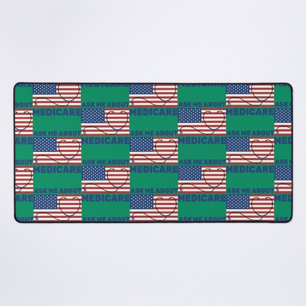 Item preview, Ask Me About Medicare Health Insurance Sales Agent usa Flag designed and sold by Suberdesigns.