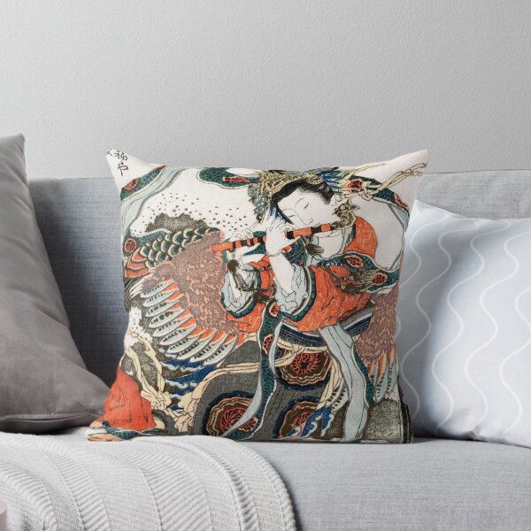 Aperçu de l'œuvre Femme japonaise de Hokusai (1760-1849) style ukiyo-e vintage créée et vendue par hottest-tees.