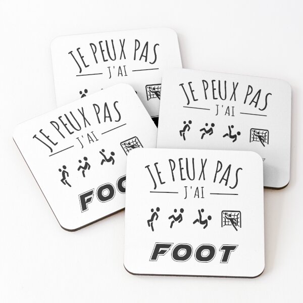 Aperçu de l'œuvre je peux pas j’ai foot humour coupe du monde sport créée et vendue par la-petite-folie.