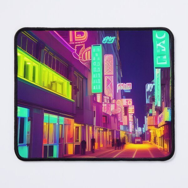 Item preview, Neon City By Night | Cyberpunk designed and sold by ForeHeadDesigns.