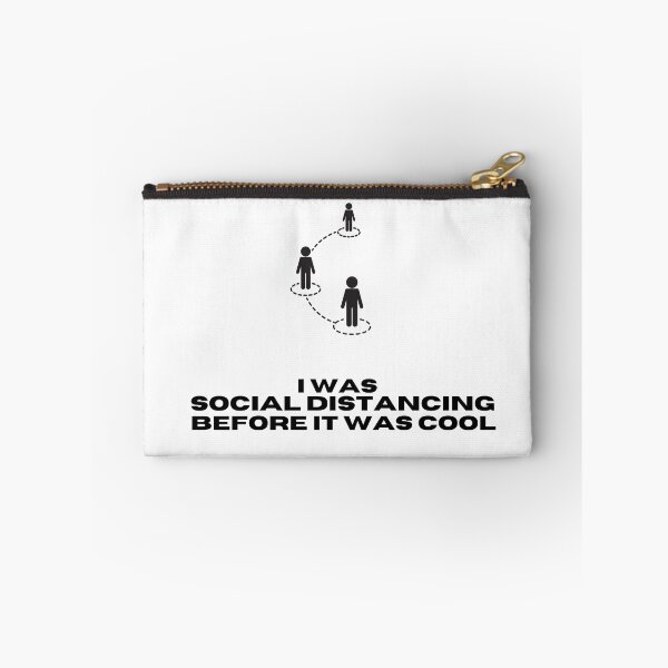 Aperçu de l'œuvre J'étais distancié social avant qu'il ne soit cool créée et vendue par diip.