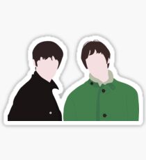 oasis minimal Sticker