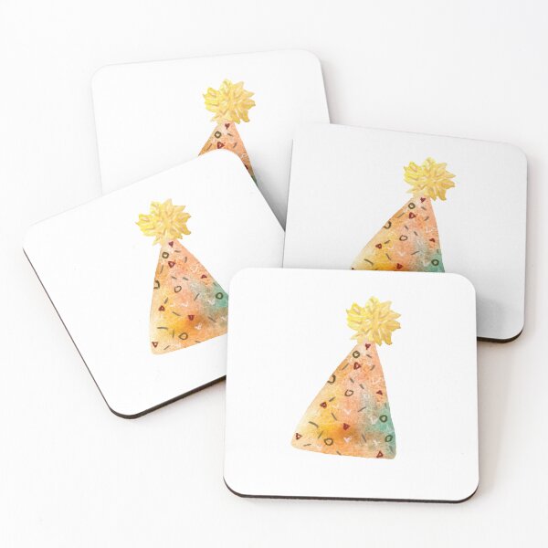Artikelvorschau, Cup colored textured birthday a watercolor sketch entworfen und verkauft von Yana Mustafina | Boho Soulful Designs.