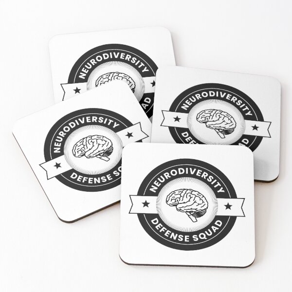 Item preview, neurodiversity defense squad 01 - black designed and sold by missninjacookie.
