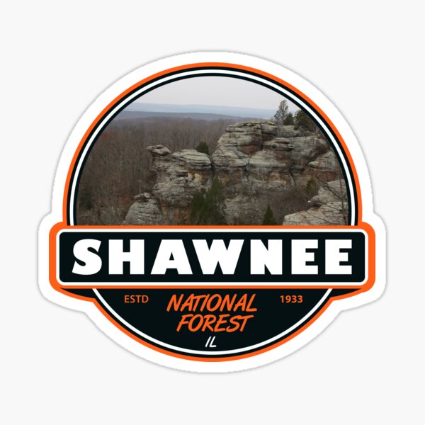 Aperçu de l'œuvre Emblème de la forêt nationale de Shawnee, Illinois créée et vendue par KrisSidDesigns.