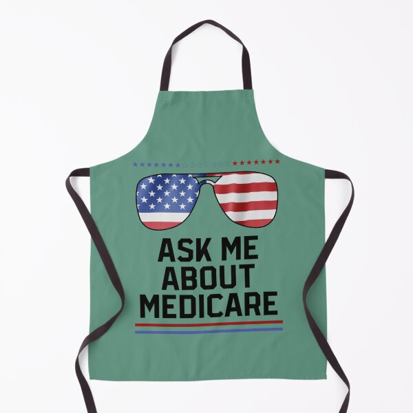 Item preview, Ask Me About Medicare Health Insurance Sales Agent Glasses usa Flag designed and sold by Suberdesigns.