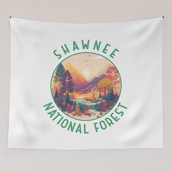 Item preview, Shawnee National Forest Illinois Distressed Circle designed and sold by KrisSidDesigns.