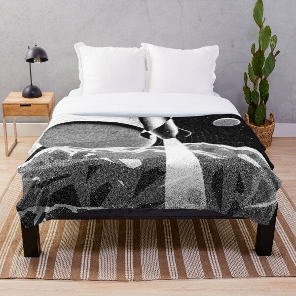 Item preview, Black and white retro futuristic Space dream designed and sold by Popalt.