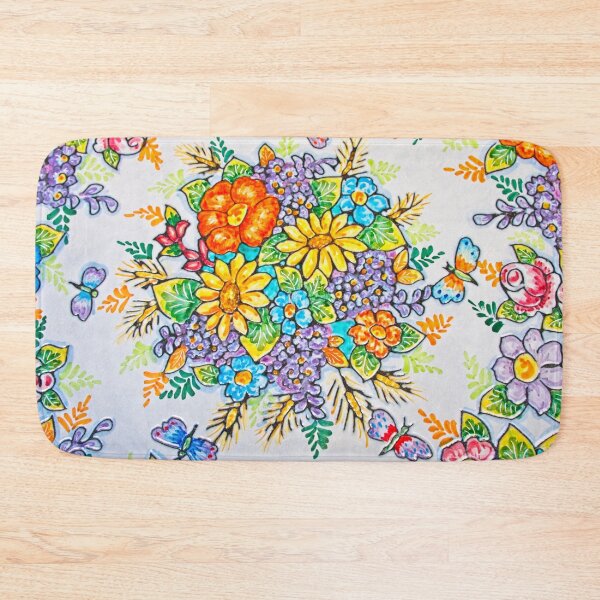 Item preview, Hand Painted Bright Beautiful Flowers on Tile to Brighten Your Day designed and sold by Jon Shore.