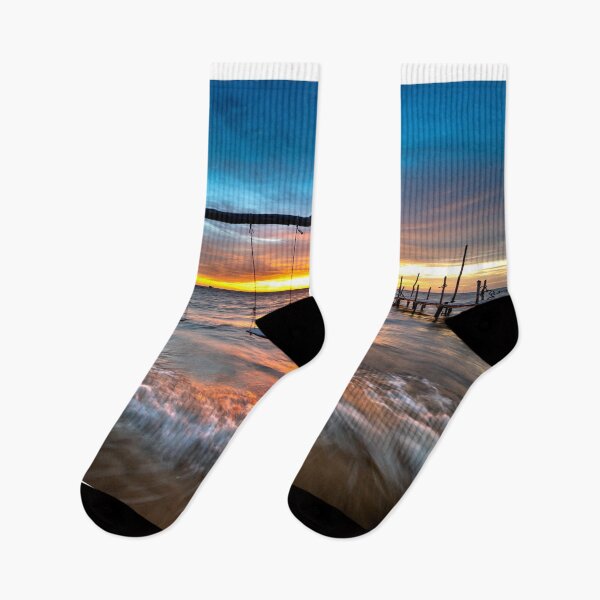Item preview, Ocean Atmosphere waves & sunset perfect catch Live together die together designed and sold by Hohohaxi.