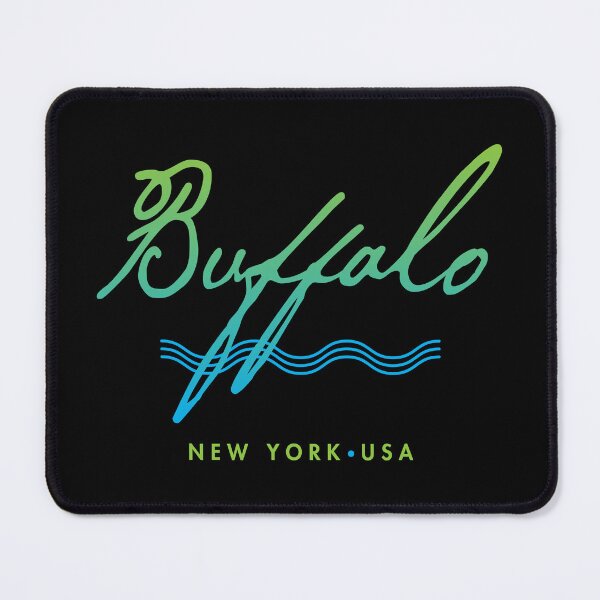 Item preview, Buffalo New York Typographic Design designed and sold by Futurebeachbum.