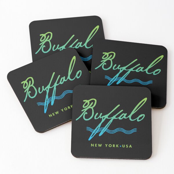Item preview, Buffalo New York Typographic Design designed and sold by Futurebeachbum.